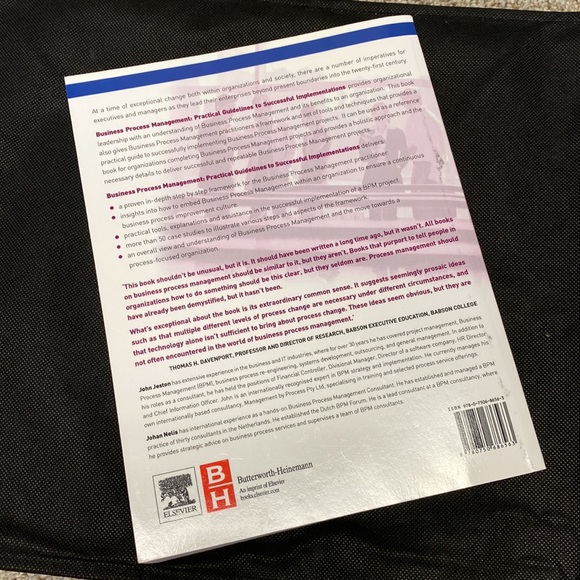 Business Process Management Book by Johan Nelis and John Jeston - Picture 2 of 4